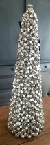 Alinterieur - Decoratieve kerstboom - Zilver - Met belletjes
