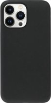 ADEL Tarwe Stro TPU Back Cover Softcase Hoesje Geschikt voor iPhone 13 Pro - Duurzaam Afbreekbaar Milieuvriendelijk Zwart