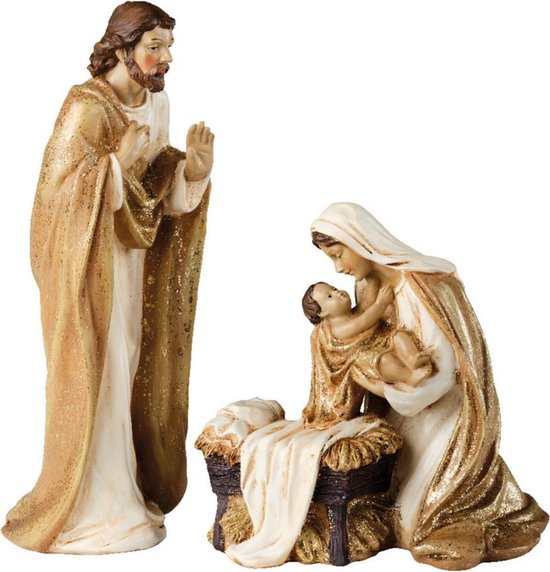 hoeeoh Estatua de plástico Virgen aría de 3.94 pulgadas, figura de