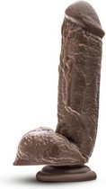 Dr. Skin - Mr. D. Dildo Met Zuignap 21 cm - Chocolate - Sextoys - Dildo's