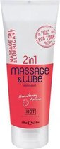 Hot Massagegel & Glijmiddel 2in1 - Aardbei - Drogist - Massage