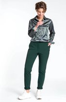 Groene Broek/Pantalon van Je m'appelle - Dames - Travelstof - Maat XL - 3 maten beschikbaar