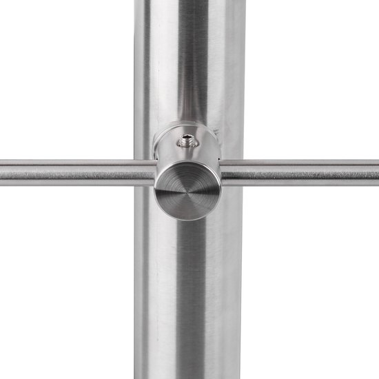 Roestvrijstalen trapleuning met pin Wandtrap | Metallbau Onlineshop