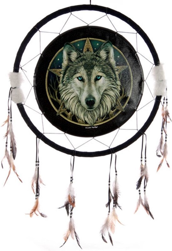 Dromenvanger wolf 60cm Lisa Parker - Wolf head