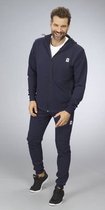 Jas met capuchon, kleur navy, maat 2XL