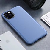 Mobiq - Flexibel Eco Hoesje iPhone 11 Pro - blauw