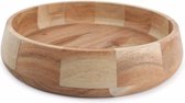 Kom 28xH6cm hout Crude