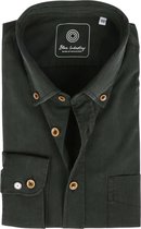 Blue Industry - Overhemd Donkergroen - 41 - Heren - Slim-fit