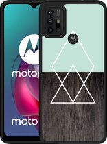 Motorola Moto G10 Hardcase hoesje Wood Simplicity - Designed by Cazy