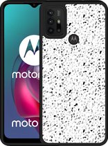 Motorola Moto G10 Hardcase hoesje Terrazzo Look - Designed by Cazy