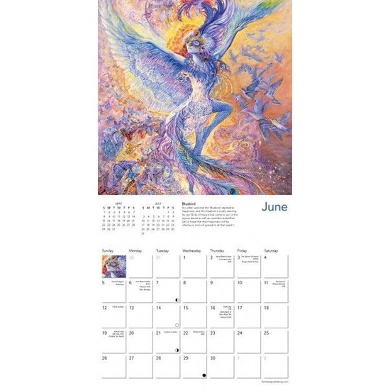 Celestial Journeys by Josephine Wall Mini Wall calendar 2022 (Art