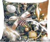 Sierkussen - Een Van Kerstdecoraties Van De Kerstboom - Multicolor - 60 Cm X 60 Cm