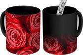 Magische Mok - Foto op Warmte Mok - Rozen - Roos - Rood - 350 ML