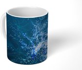 Mok - Digitaal beeld met donkere accenten - 350 ML - Beker