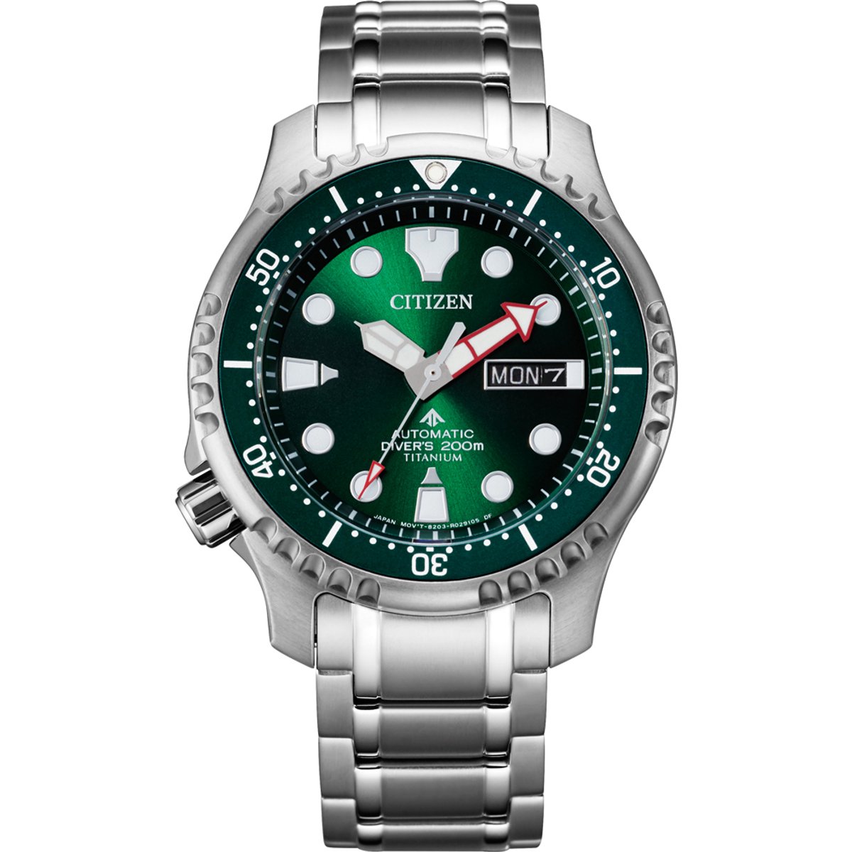 Citizen Promaster Marine NY0100-50XE Horloge - Titanium - Zilverkleurig - Ø 41 mm