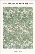 Walljar - William Morris - Tulip - Muurdecoratie - Poster