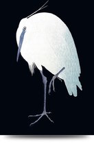 Maison de France - Canvas Witte reiger - canvas - 80 x 120 cm