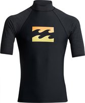 Billabong - UV Zwemshirt voor heren - Korte mouw - Team Wave - Zwart - maat L