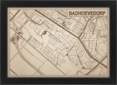 Decoratief Beeld - Houten Van Badhoevedorp - Hout - Bekroned - Bruin - 21 X 30 Cm