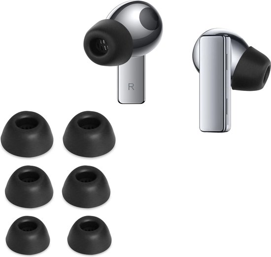 kwmobile 6x cover voor in-ear oortjes voor Huawei FreeBuds Pro -  Vervangende oordopjes... | bol.com