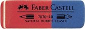 gum Combi 55 x 20 mm rubber rood/blauw