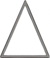 sieradenhangers Driehoek 30 x 30 mm 2 stuks grijs