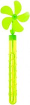 bellenblaas met windmolen 28 cm groen