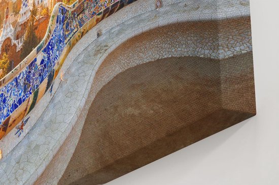 Artaza - Peinture sur toile - Parc Güell à Barcelona - 40x50 - Photo sur toile - Impression sur toile