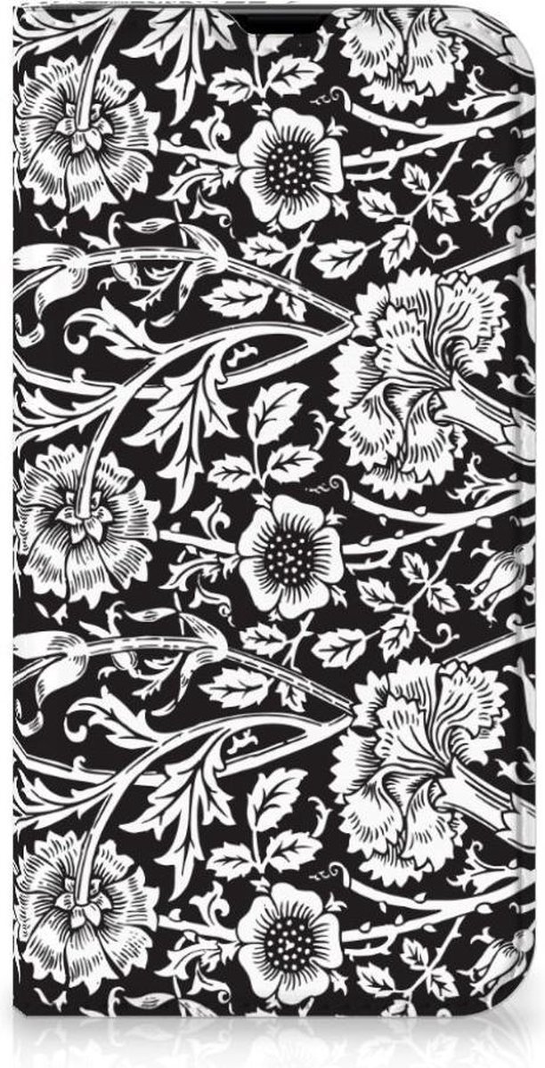 iPhone 13 Pro Smart Cover Black Flowers