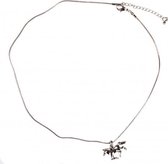 ketting paard zilver 2,5 cm