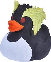 badeend pinguin junior 10 cm wit/zwart