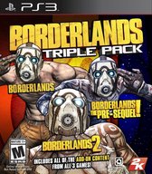 Take-Two Interactive Borderlands Triple Pack, PS3, PlayStation 3, Multiplayer modus, M (Volwassen)