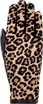 Schwartz & von Halen Leren Handschoenen voor Dames Leopard met geweven wollen voering Premium Handschoenen Designed in Amsterdam Leer 100% schapenleer - Leopard maat 6,5/XS - met giftbox, opb