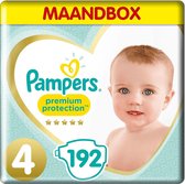 Pampers - Premium Protection - Maat 4 - Maandbox - 192 luiers