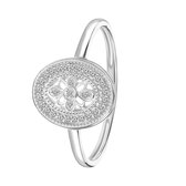 18 Karaat witgouden ring 30 diamanten (0,07ct)