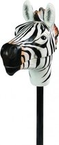 grijper zebra junior 46 cm zwart/wit