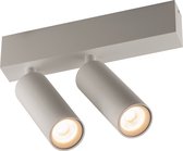 Plafondlamp LED design zwart of wit richtbaar 2x4W module 360 lumen