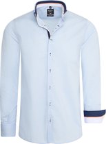 Rusty Neal - Heren Overhemd - Regular Fit - Stretch - 11026 - Lichtblauw