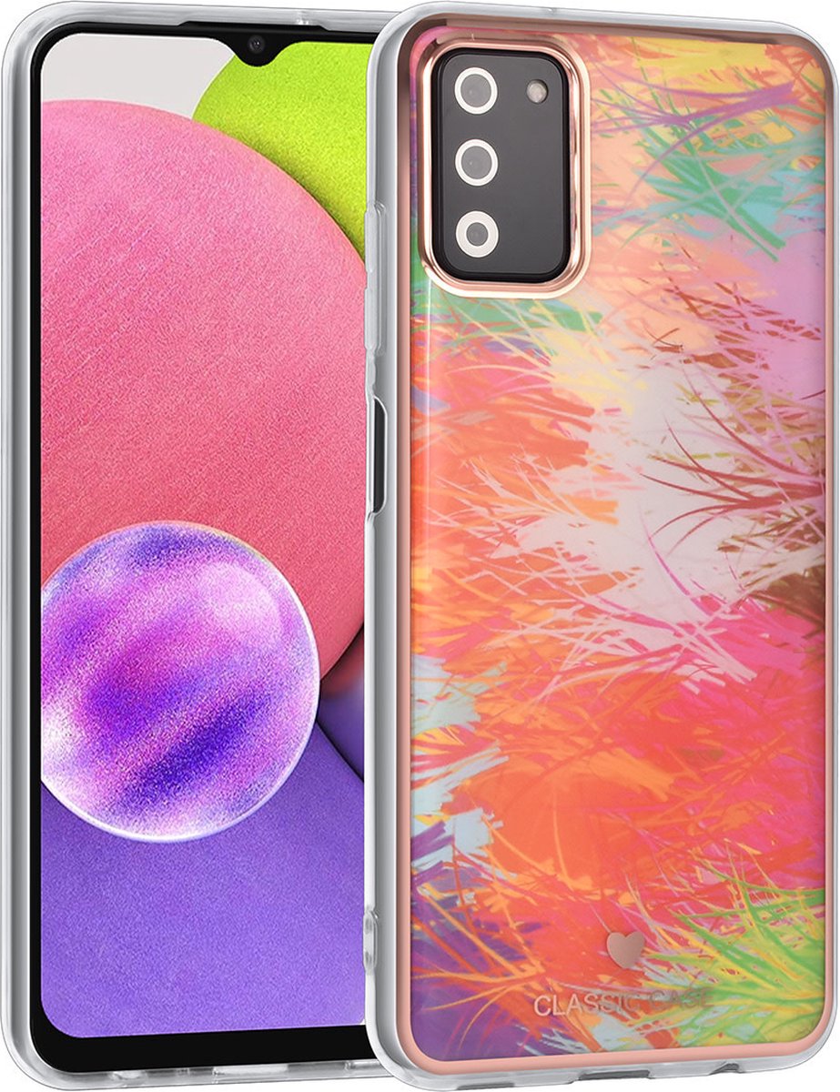 UNIQ Classic Case Samsung Galaxy A03s TPU Backcover hoesje - Graffiti Red