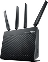 ASUS 4G-AC68U draadloze router Gigabit Ethernet Dual-band (2.4 GHz / 5 GHz) Zwart