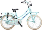 Omafiets 20 Inch Licht Blauw Met Voordrager