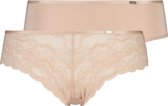 Hunkemöller Brazilian Onderbroek 2-pack Angie brasilian - beige - Maat S