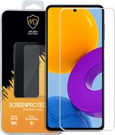 Samsung Galaxy M52 Screenprotector - MobyDefend Case-Friendly Gehard Glas Screensaver - Screen Protector - Glasplaatje Geschikt Voor: Samsung Galaxy M52
