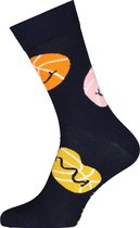 Happy Socks Balls Sock - unisex sokken - blauw met ballen - Unisex - Maat: 36-40