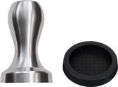 scarlet espresso | Tamper "Solido Affilato" inox scherpe rand CNC precisie-bewerkt, roestvrij staal, solide winstamper