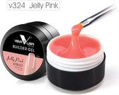 UV gel - jelly 324 - Gel nagels - Nepnagels - Nagel verlenging - Nagelstyliste - Nagelverzorging - Builder gel - Gel nails - Nailart