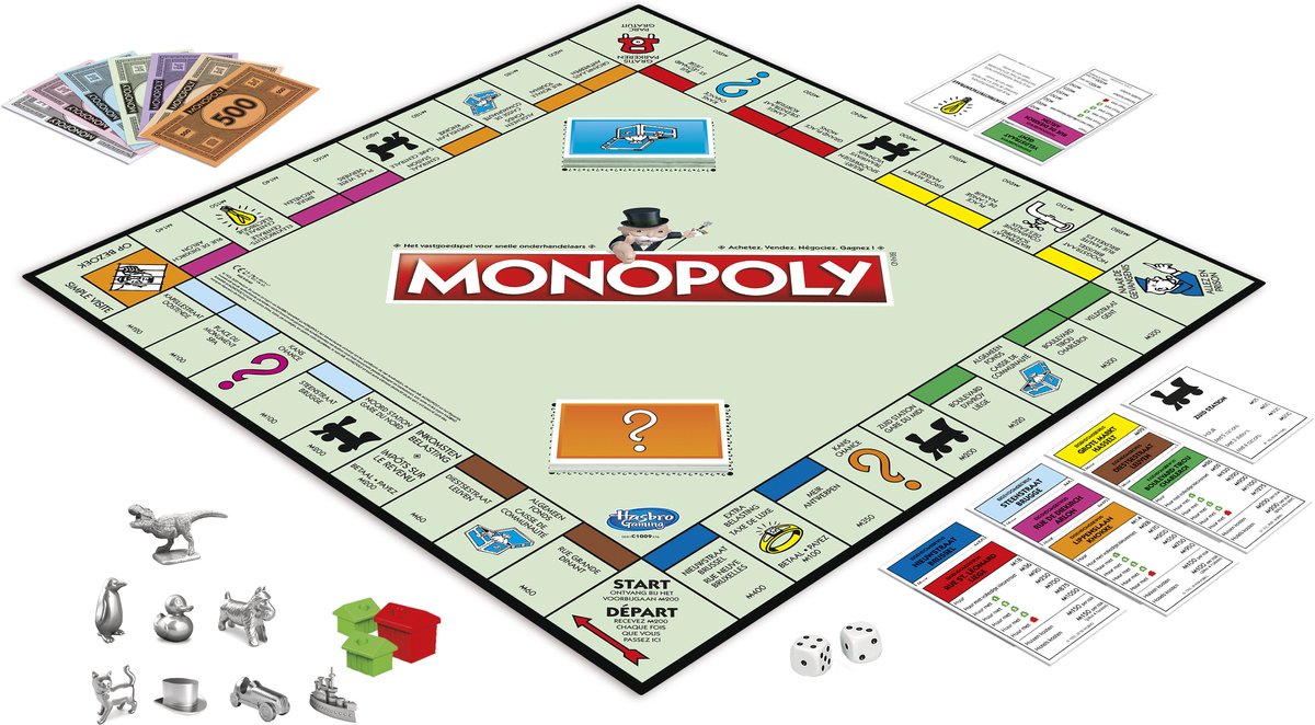 zijn voorkant te ontvangen Monopoly Classic België - Bordspel | Games | bol.com