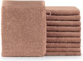 Blumtal Terry Handdoeken Set - 10 x Washandje - 15 x 20 cm Oud Roze