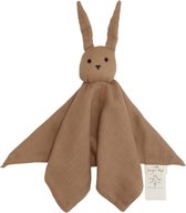 Konges Sløjd knuffeldoek konijn bruin -  Katoen - 34 centimeter x 34 centimeter - Knuffels