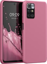 kwmobile telefoonhoesje geschikt voor Xiaomi Redmi 10 (2021 / 2022) - Hoesje voor smartphone - Back cover in donkerroze